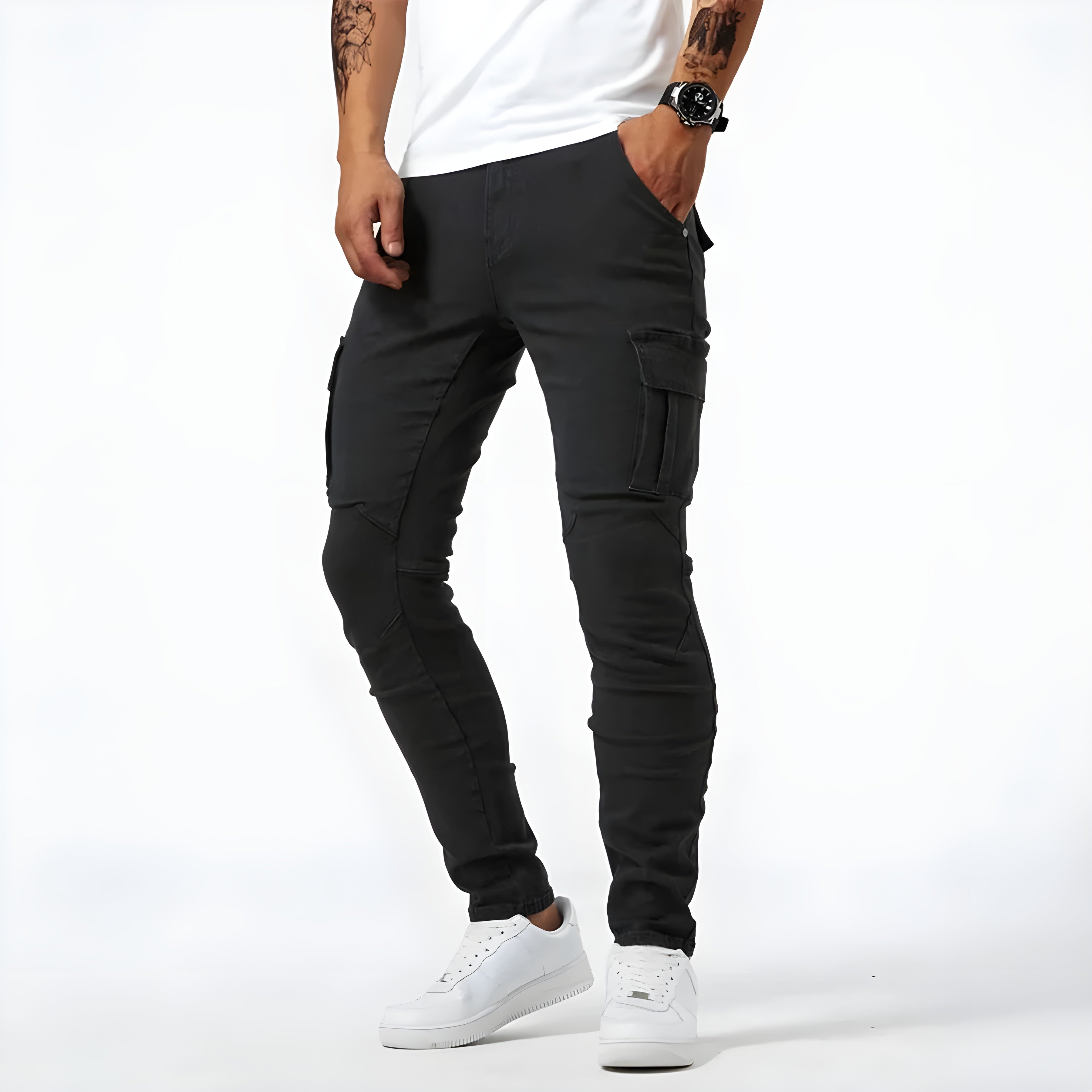 Pablo | Pantalones cargo elásticos y versátiles para hombre