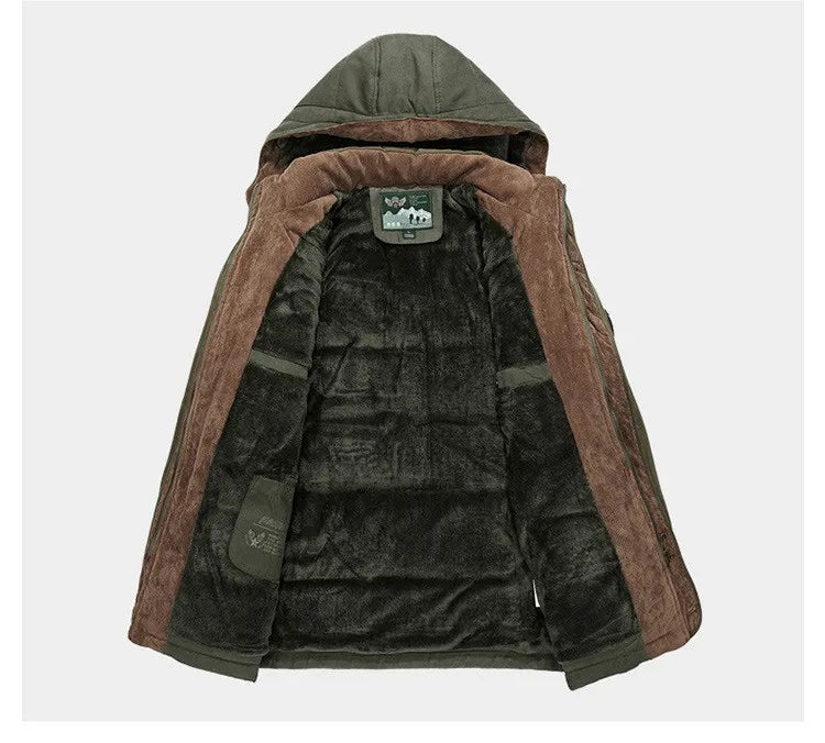 Alonso | Chaqueta Invierno Fleece Forrada de Estilo Atemporal