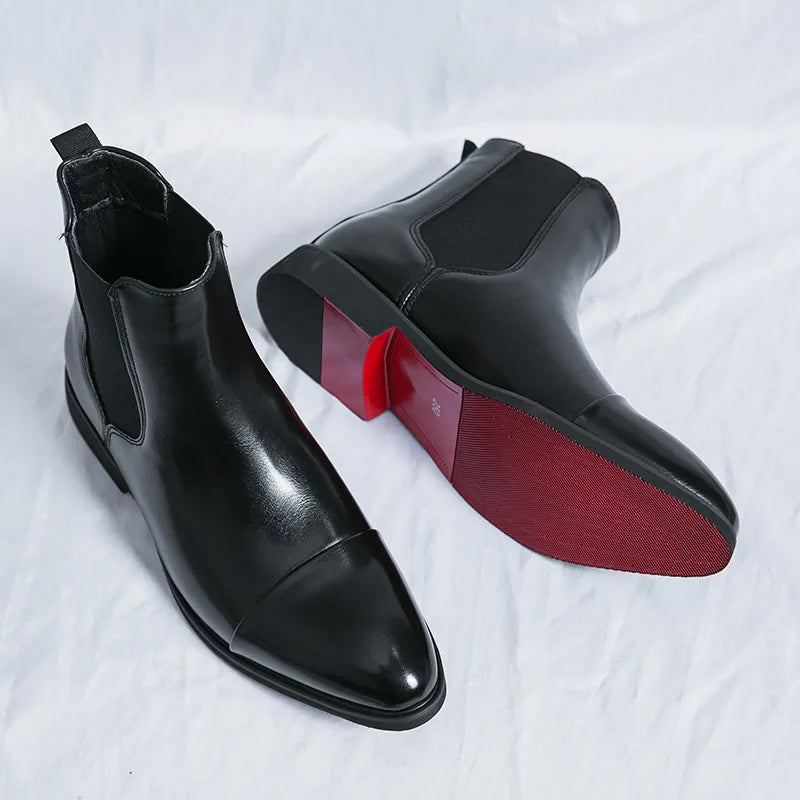 Dante | Botas Chelsea de cuero genuino
