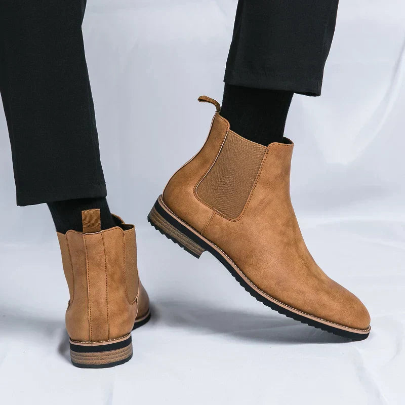 Claudio | Botas Chelsea de cuero