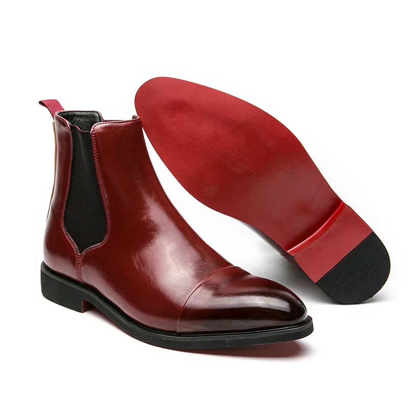Dante | Botas Chelsea de cuero genuino