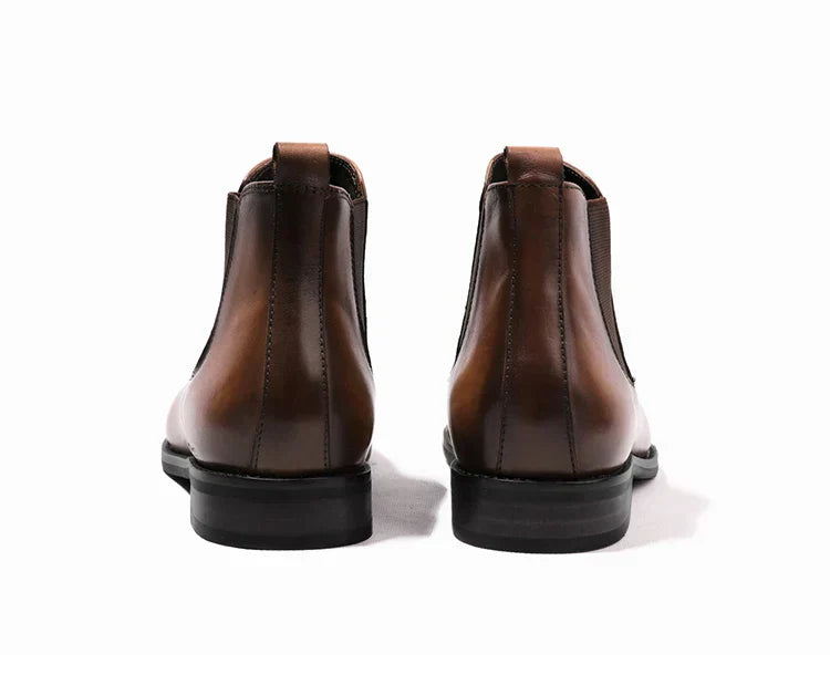 Claudio | Botas Chelsea de cuero genuino