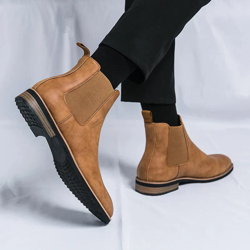 Claudio | Botas Chelsea de cuero