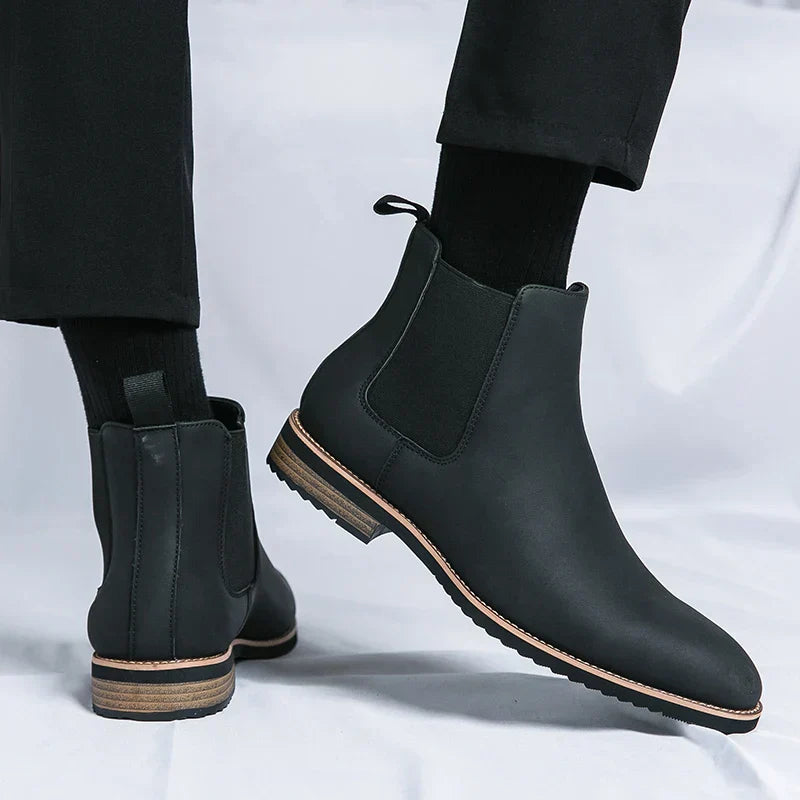 Claudio | Botas Chelsea de cuero