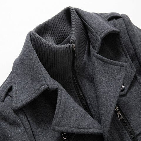 Alonso - Elegante Trenchcoat Clásico para Hombres