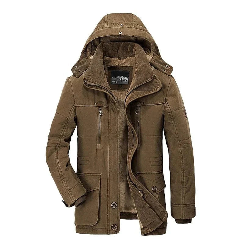 Alonso | Chaqueta Invierno Fleece Forrada de Estilo Atemporal