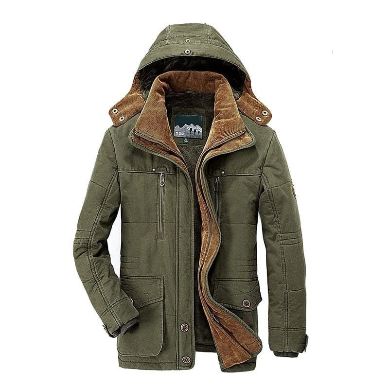 Alonso | Chaqueta Invierno Fleece Forrada de Estilo Atemporal
