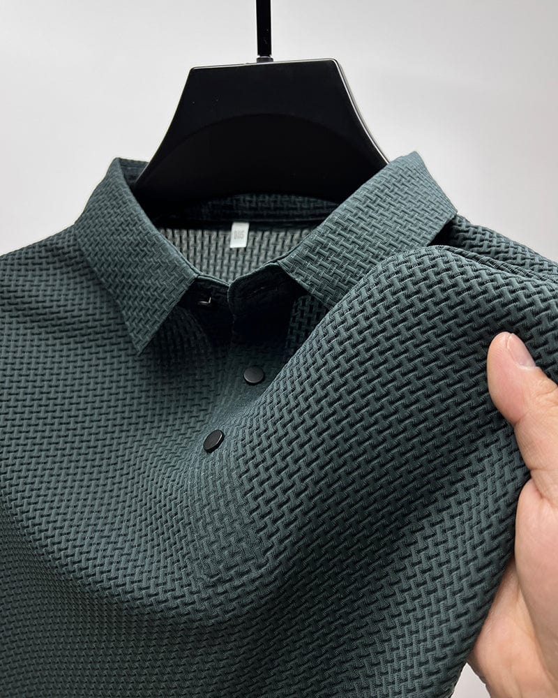 Julián | Polo texturizado elegante y transpirable para hombre
