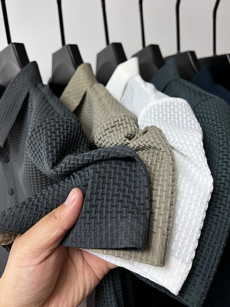 Julián | Polo texturizado elegante y transpirable para hombre