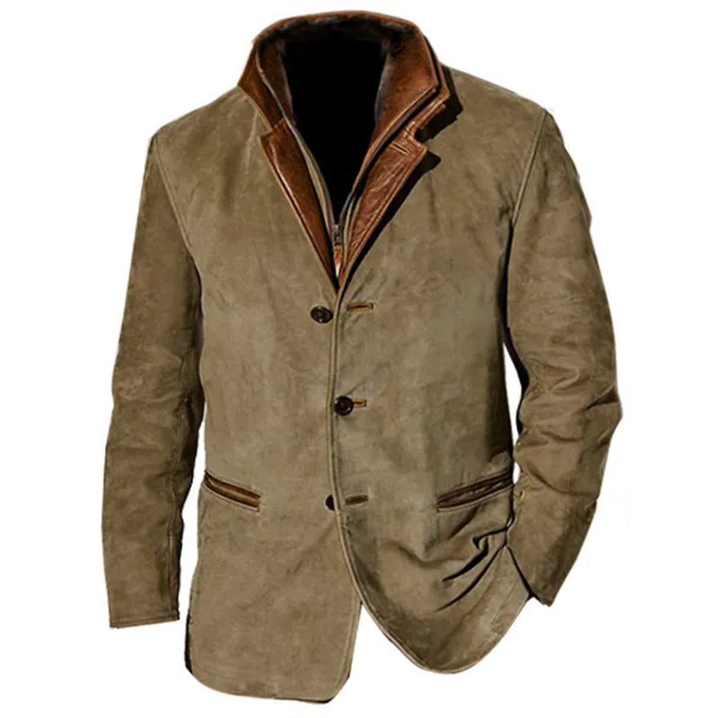Alejandro | Chaqueta de Ante Vintage para un Estilo Sofisticado