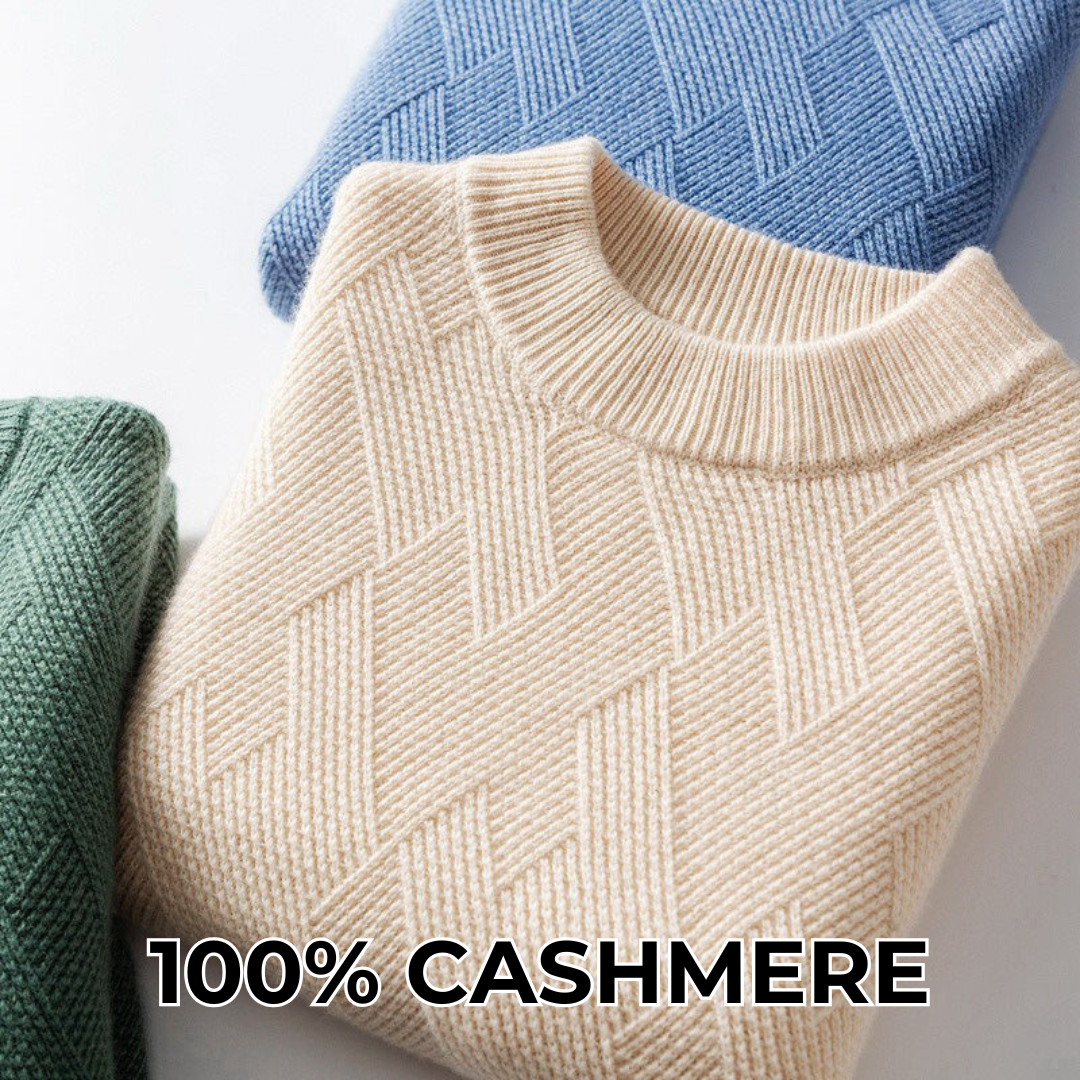 Alessio - Suéter de Cachemira con Estilo Clásico