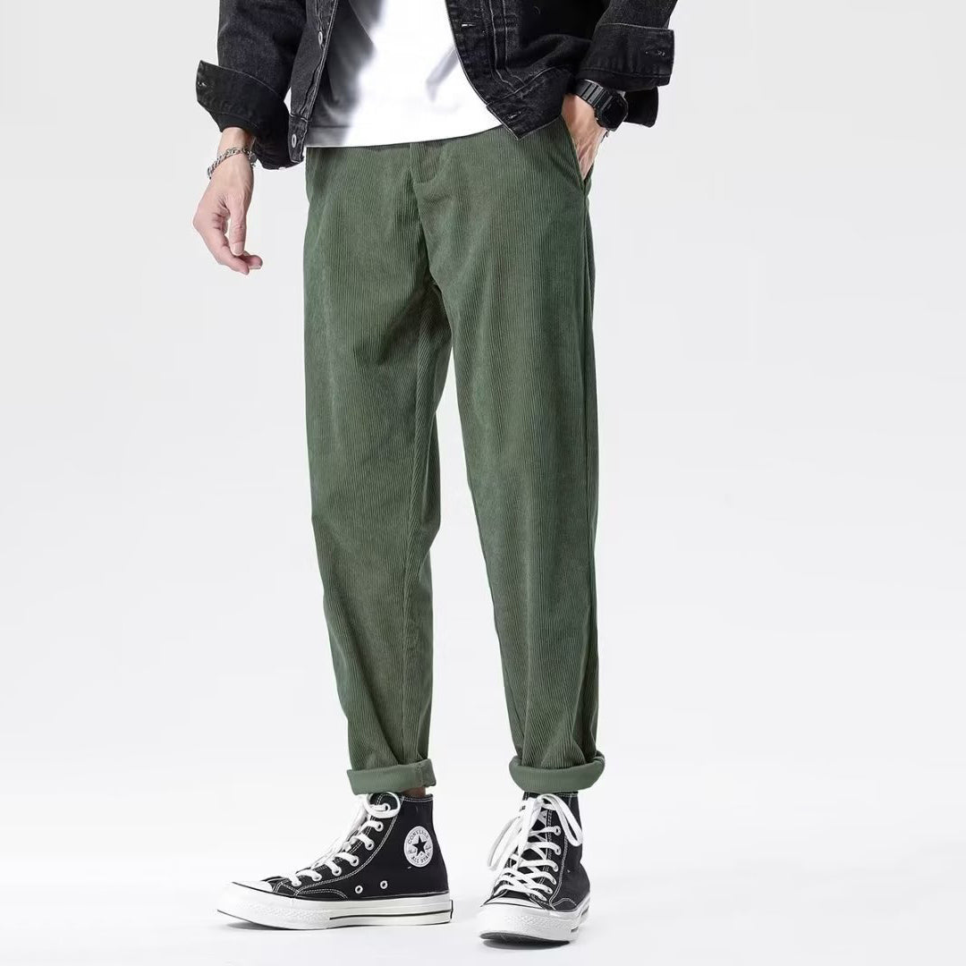 Benjamin - Pantalón de pana con estilo japonés contemporáneo