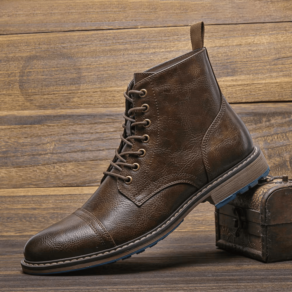 Carlo | Botines de cuero de estilo moderno