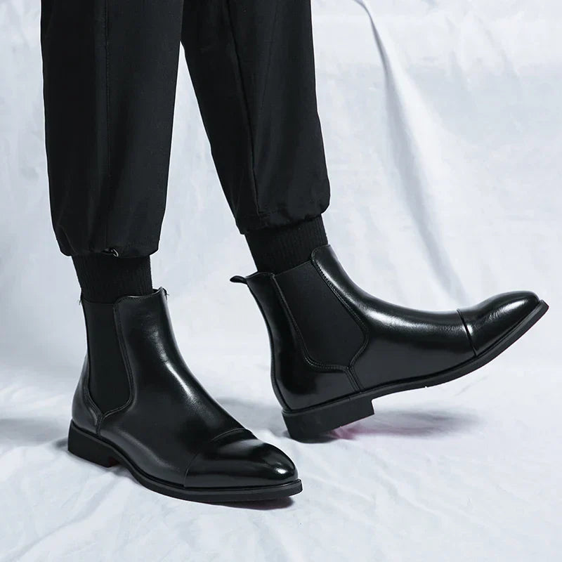 Dante | Botas Chelsea de cuero genuino