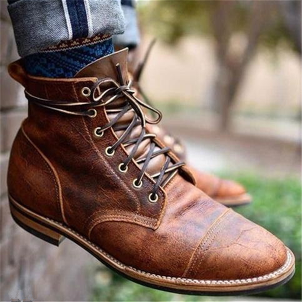 Álvaro - Botines de cuero premium con diseño ergonómico