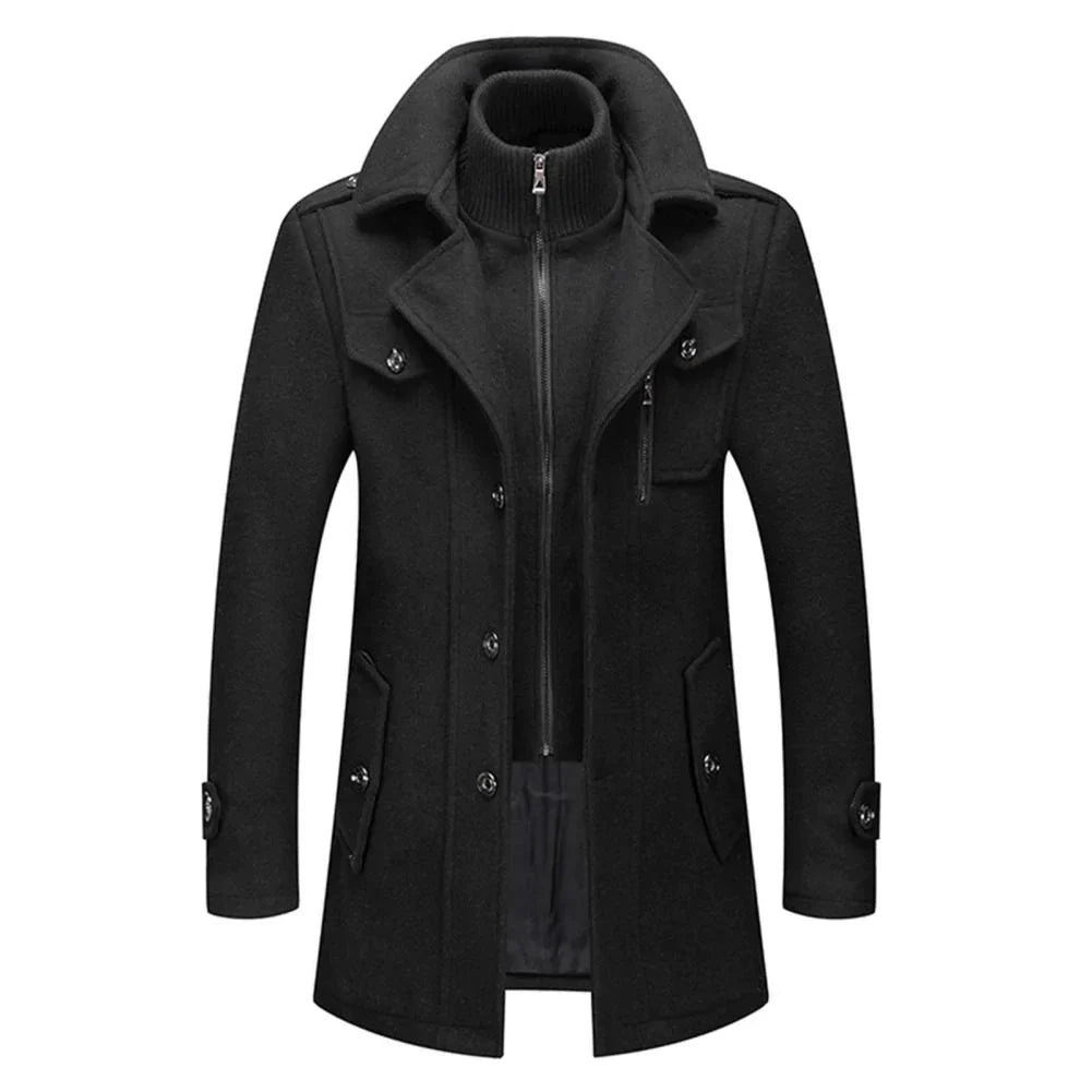 Alonso - Elegante Trenchcoat Clásico para Hombres