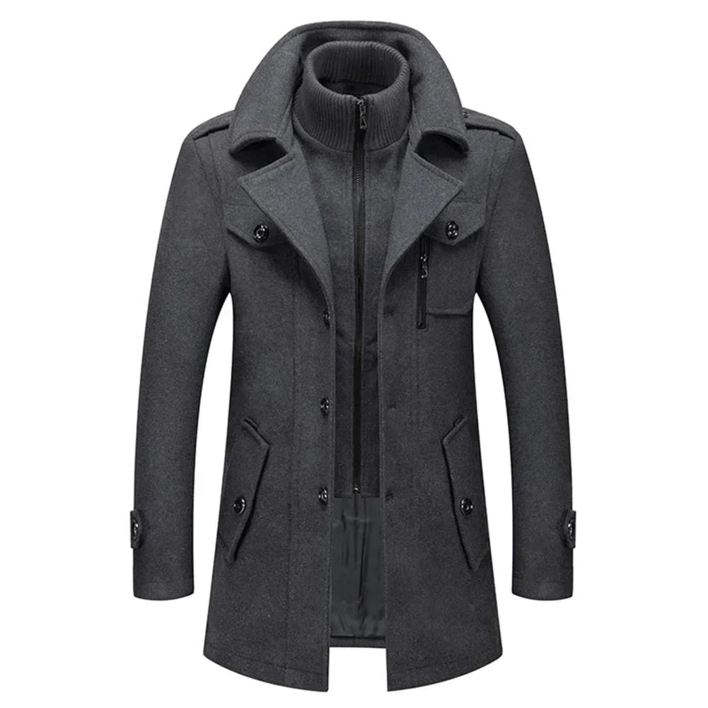 Alonso - Elegante Trenchcoat Clásico para Hombres