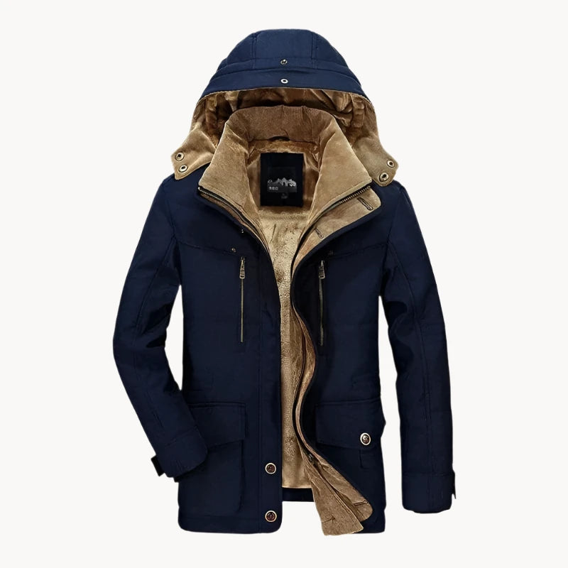 Alonso | Chaqueta Invierno Fleece Forrada de Estilo Atemporal