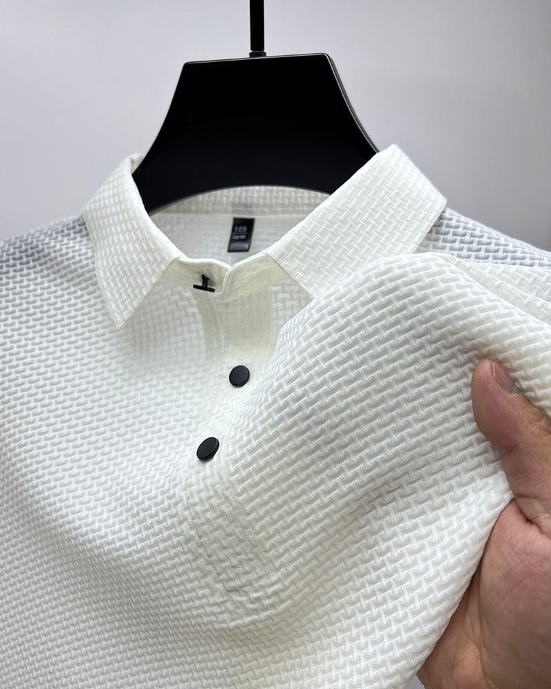 Julián | Polo texturizado elegante y transpirable para hombre